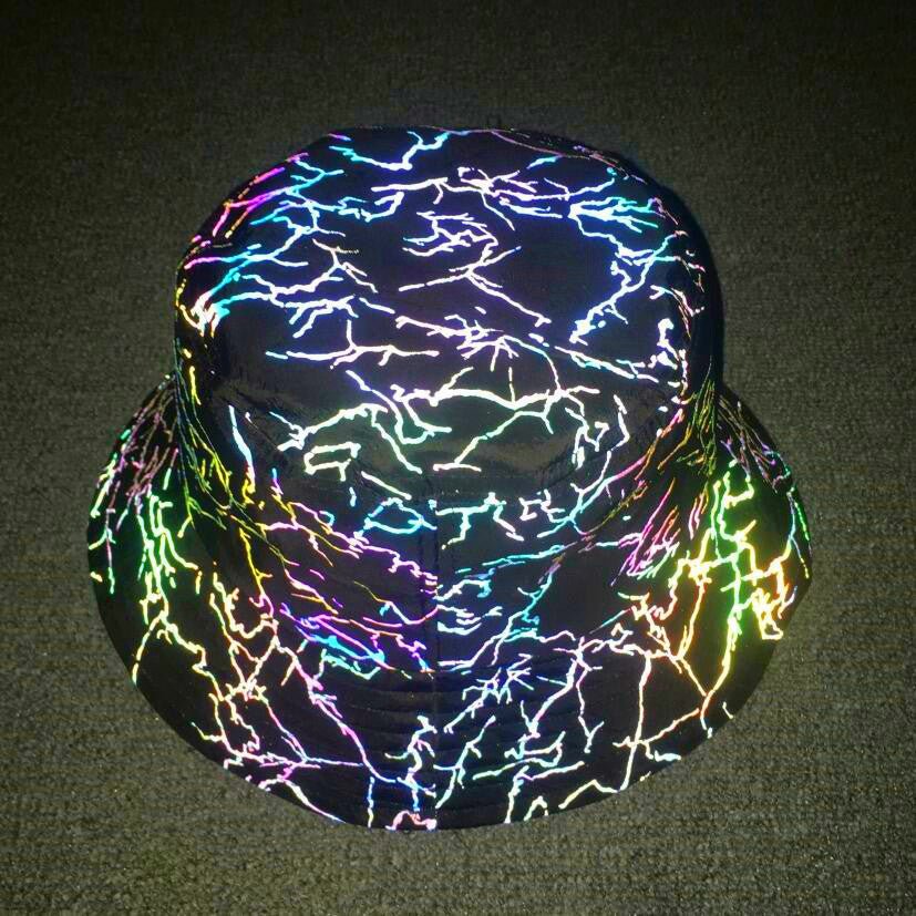 Printing Colorful Reflective Bucket Hat Sunshade - Urban Caps