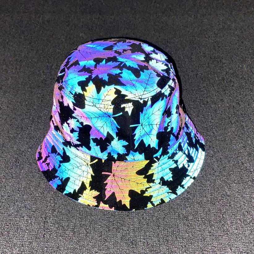 Printing Colorful Reflective Bucket Hat Sunshade - Urban Caps