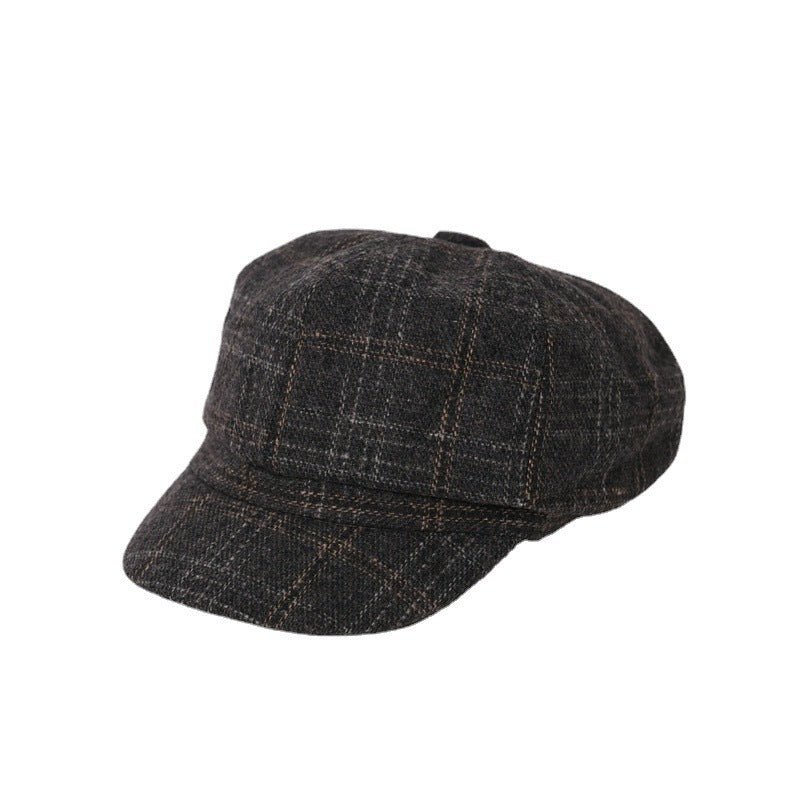 Retro Artistic Octagonal Cap Men And Women Couple - Urban Caps