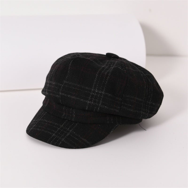 Retro Artistic Octagonal Cap Men And Women Couple - Urban Caps