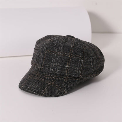 Retro Artistic Octagonal Cap Men And Women Couple - Urban Caps