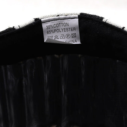 Retro Plaid Cheesecutter Cap – Lightweight Cotton Flat Cap (Adjustable Fit) - Urban Caps