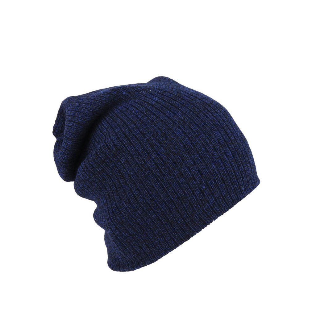 Rib Knit Slouch Beanie – Acrylic Winter Hat - Urban Caps