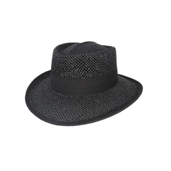 Rio Openweave Downunder Hat with Twisted Paper Construction and Puggaree Band - Urban Caps