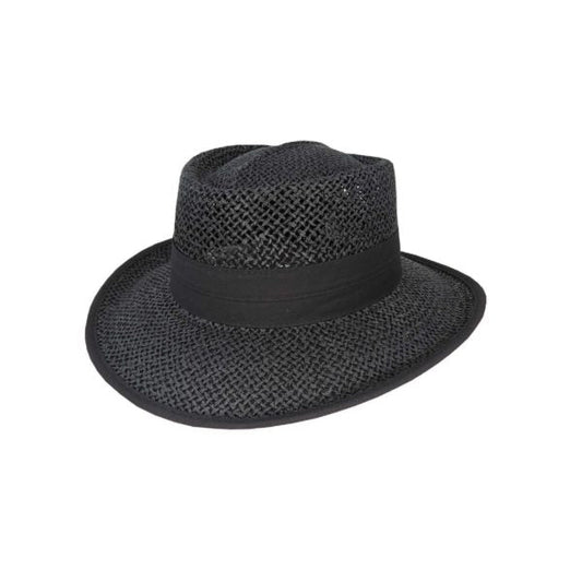 Rio Openweave Downunder Hat with Twisted Paper Construction and Puggaree Band - Urban Caps