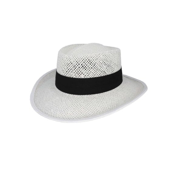 Rio Openweave Downunder Hat with Twisted Paper Construction and Puggaree Band - Urban Caps