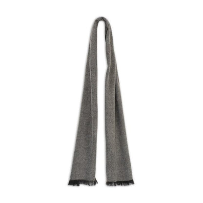 River – Two Tone Brushed Acrylic Scarf with Short Fringe - Urban Caps