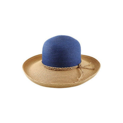 Ruby – Braided Breton Hat with Twisted Self Trim and UPF 50+ Protection - Urban Caps