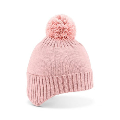 Rumi – Kid’s Acrylic Knit Beanie with Earmuffs and Plush Lining - Urban Caps