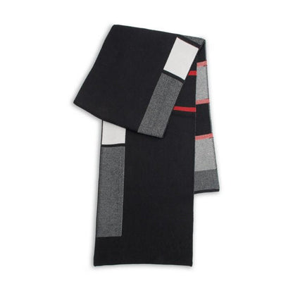 Sawyer – Acrylic Knit Patterned Dress Scarf - Urban Caps