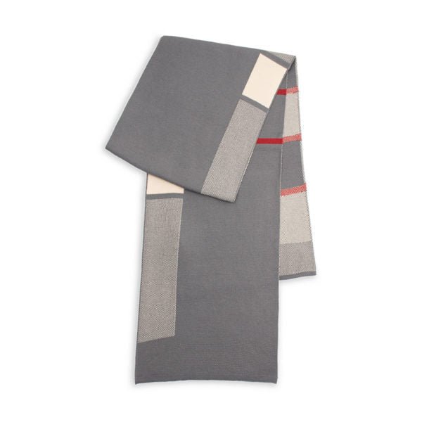 Sawyer – Acrylic Knit Patterned Dress Scarf - Urban Caps