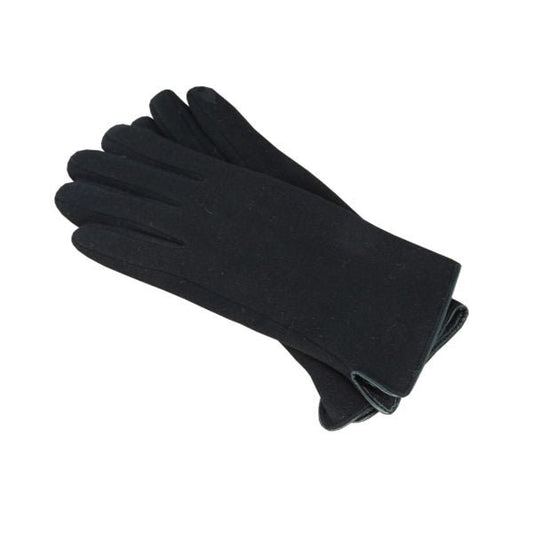 Sedona – Polyester Stretch Gloves with Faux Leather Cuff and Touchscreen Compatibility - Urban Caps