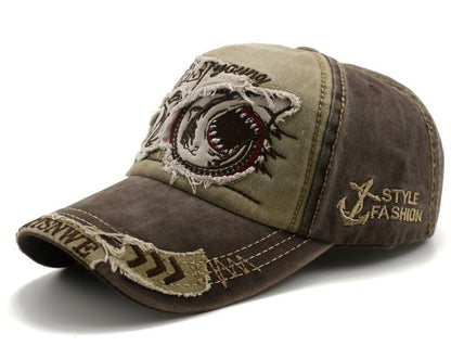 Shark Denim Cap Hip Hop Outdoor Snapback Baseball Caps - Urban Caps