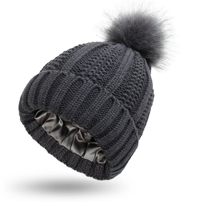 Silky Stretch Satin Beanie – Soft Woolen Cap for Hair Protection & Comfort - Urban Caps