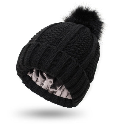 Silky Stretch Satin Beanie – Soft Woolen Cap for Hair Protection & Comfort - Urban Caps