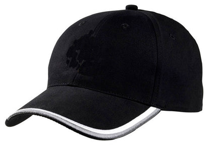 Slipstream Cap – Cotton Twill, Contrast Peak Trim, Velcro Fit - Urban Caps