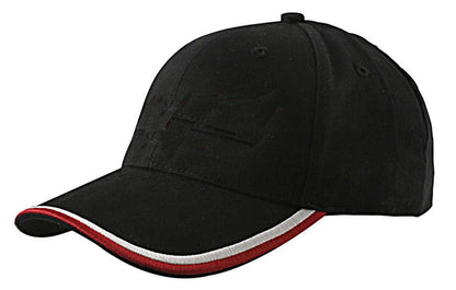 Slipstream Cap – Cotton Twill, Contrast Peak Trim, Velcro Fit - Urban Caps