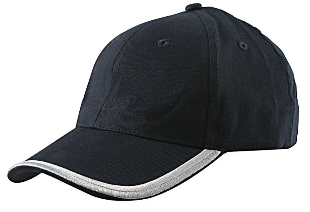Slipstream Cap – Cotton Twill, Contrast Peak Trim, Velcro Fit - Urban Caps