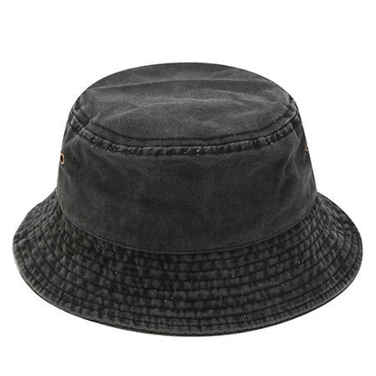 Solid color casual denim fisherman hat - Urban Caps