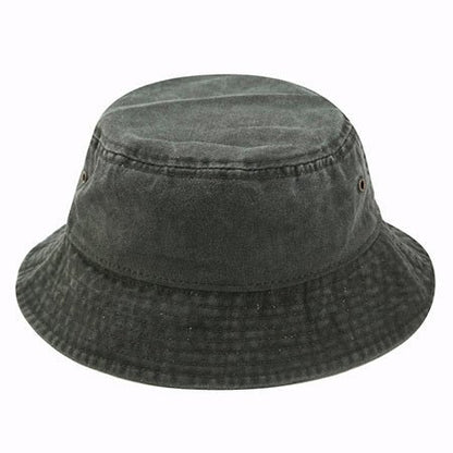 Solid color casual denim fisherman hat - Urban Caps