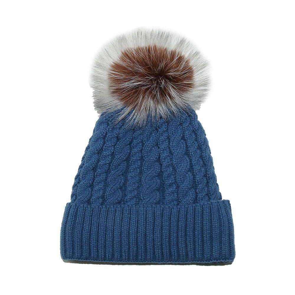 Solid Color Fleece - Lined Beanie – Warm Padded Winter Wool Hat - Urban Caps