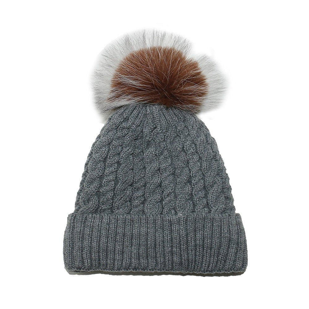 Solid Color Fleece - Lined Beanie – Warm Padded Winter Wool Hat - Urban Caps