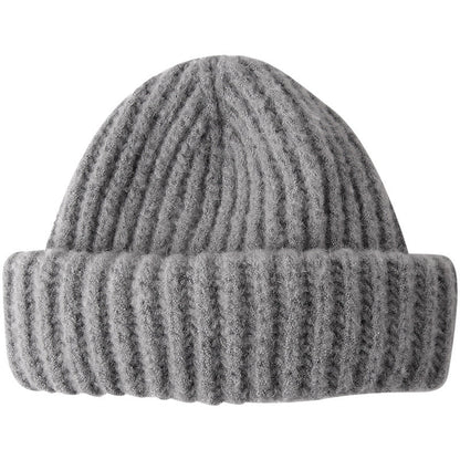 Solid Color Wool Beanie – Ultra Thick Winter Hat with Minimalist Look - Urban Caps