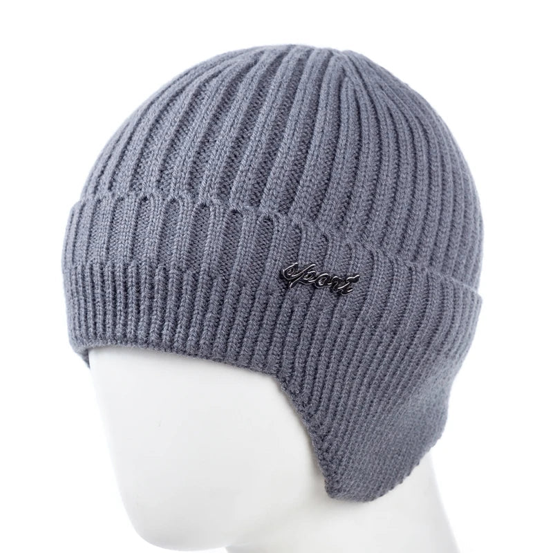 Winter Sport Earflaps Lined Bomber Beanie For Cold Days - Urban Caps