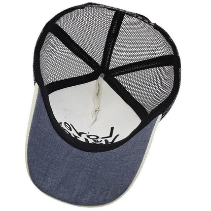 Spring And Summer Fashion Embroidery Alphabet Peaked Cap Outdoor Travel - Urban Caps