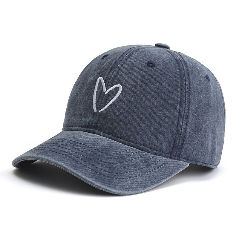 Spring And Summer Fashion Embroidery Love Baseball Hat - Urban Caps