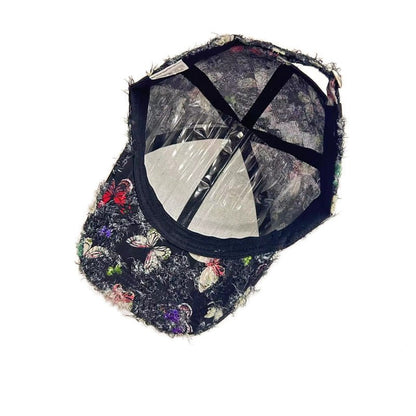 Spring And Summer Korean Fashion Women's Butterfly Baseball Cap - Urban Caps