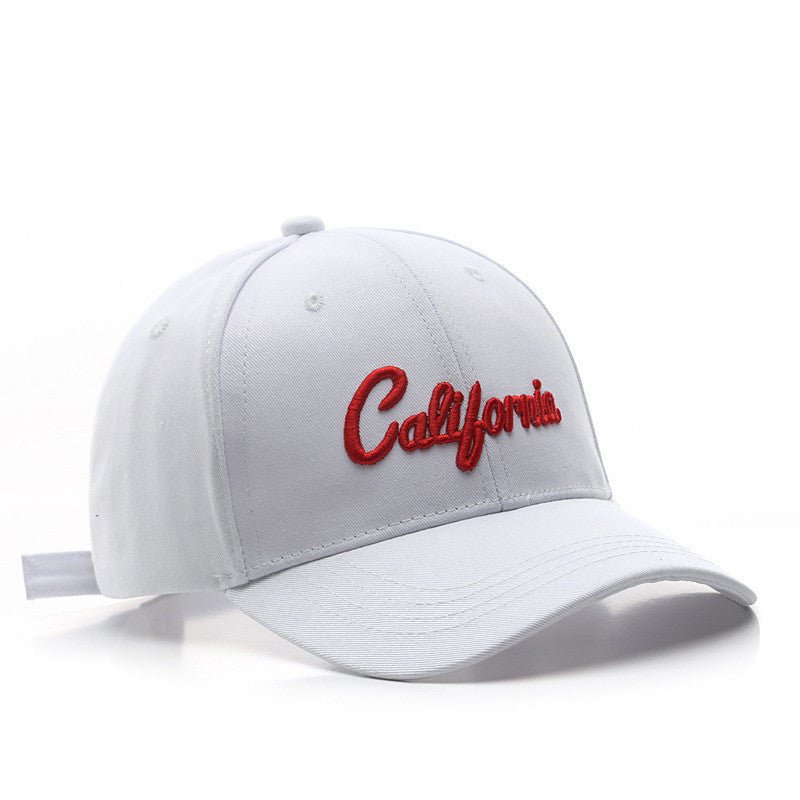 Spring And Summer Letter Embroidery Caps Outdoor Sports - Urban Caps