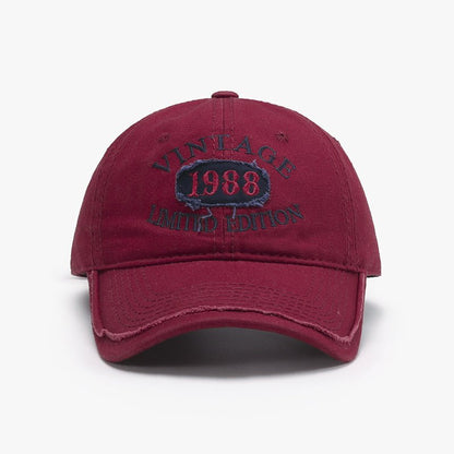 Spring New Big Head Circumference Letter Embroidery Women's Face - looking Small Peaked Cap - Urban Caps