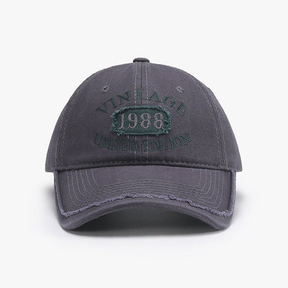 Spring New Big Head Circumference Letter Embroidery Women's Face - looking Small Peaked Cap - Urban Caps