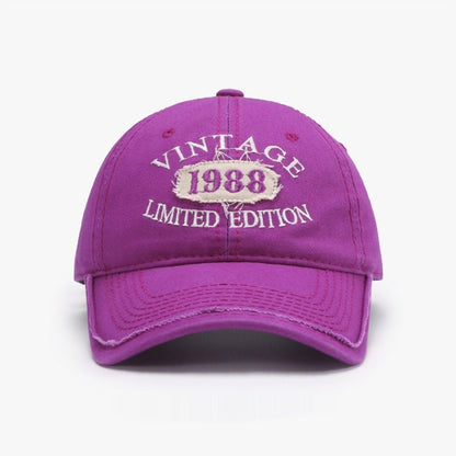 Spring New Big Head Circumference Letter Embroidery Women's Face - looking Small Peaked Cap - Urban Caps