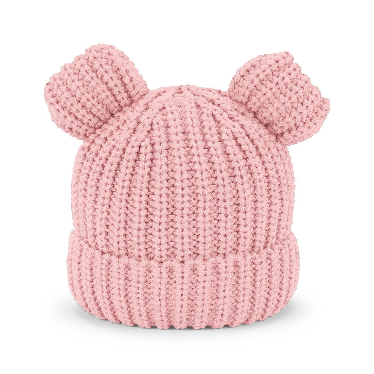 Storm – Kid’s Chunky Acrylic Knit Beanie with Plush Lining - Urban Caps