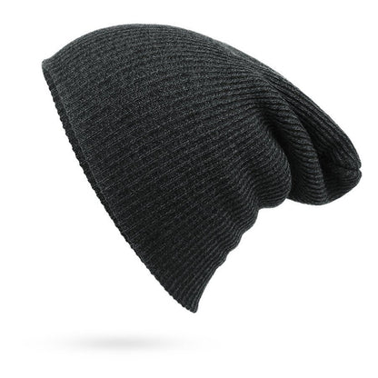 Striped Stitch Hip - hop Hat Warm Outdoor Knit - Urban Caps