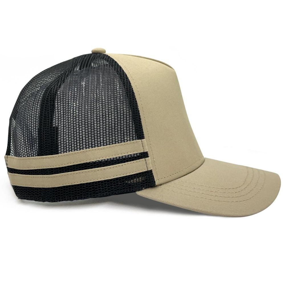 Striped Trucker Cap - Urban Caps