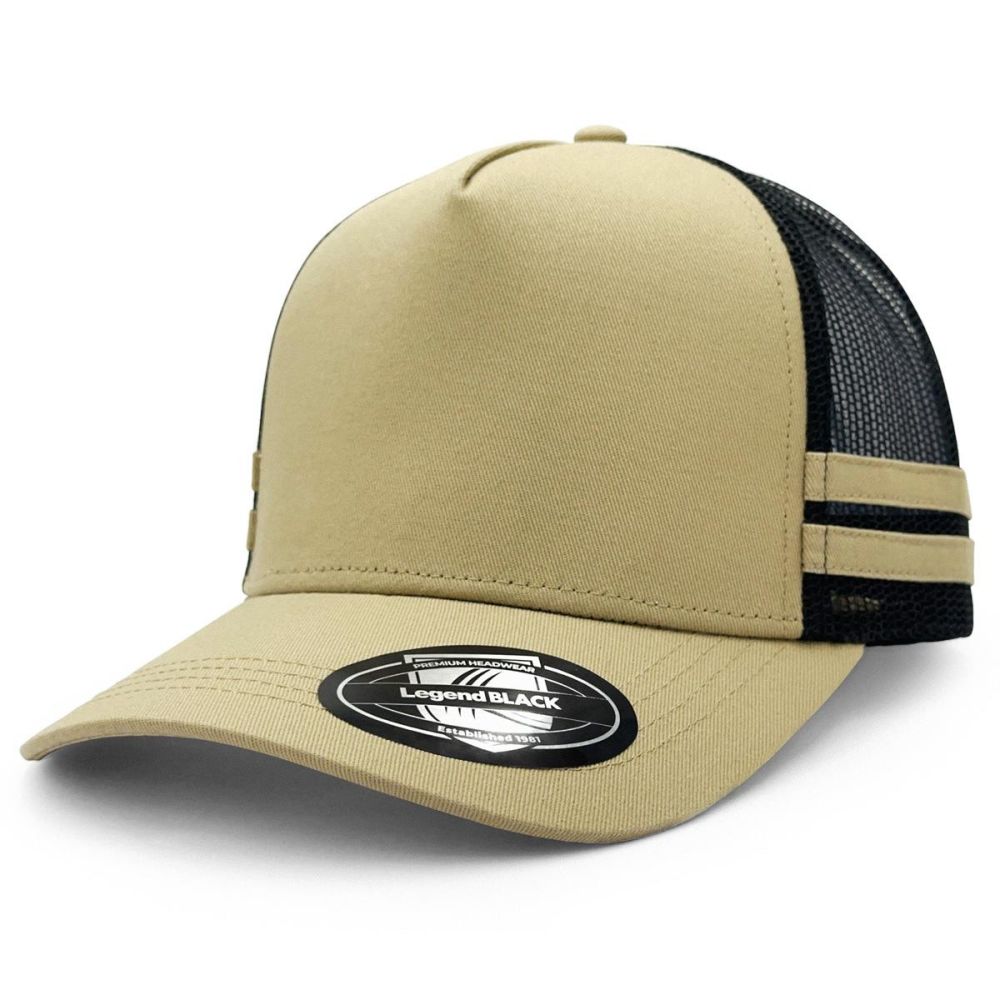 Striped Trucker Cap - Urban Caps