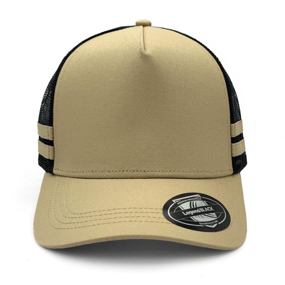 Striped Trucker Cap - Urban Caps