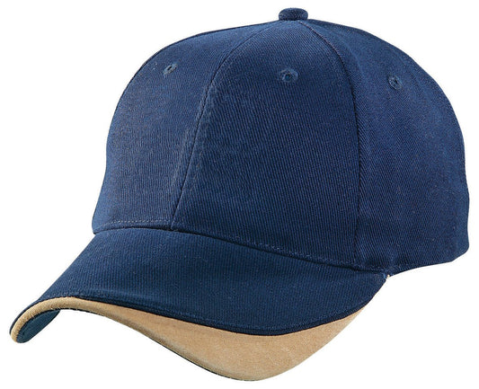 Sueded Signature Cap – Brushed Cotton with Contrast Trim & Velcro Fit | NZ Stock - Urban Caps