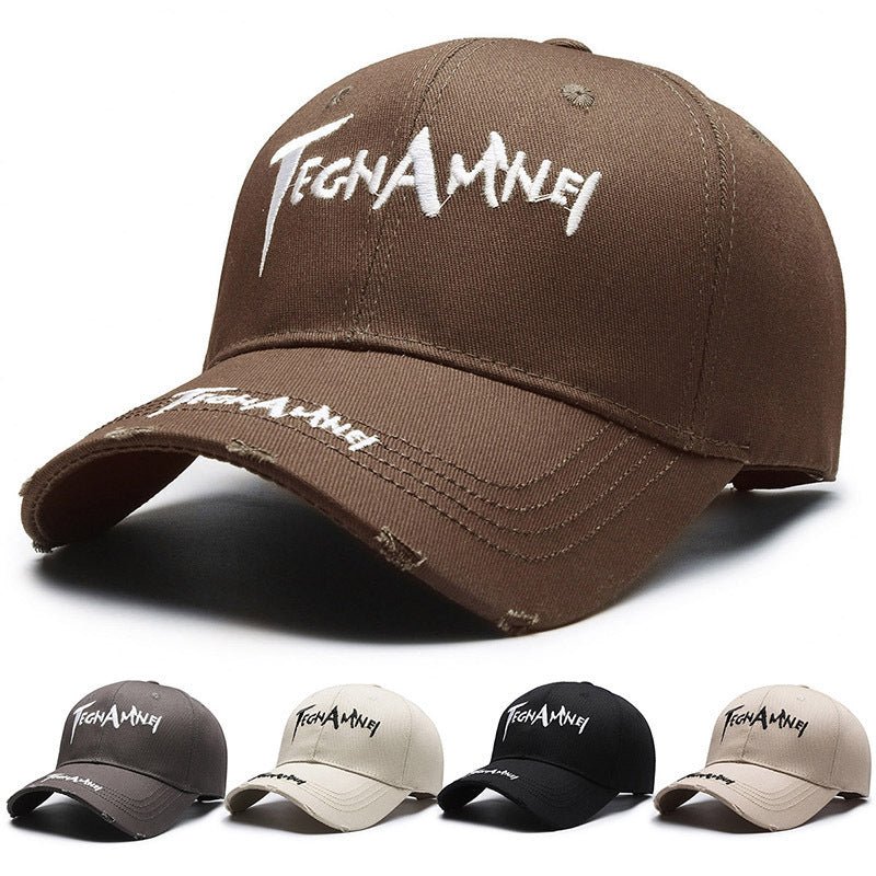 Summer Couple Casual All - match Washed Baseball Cap Sun Protection - Urban Caps