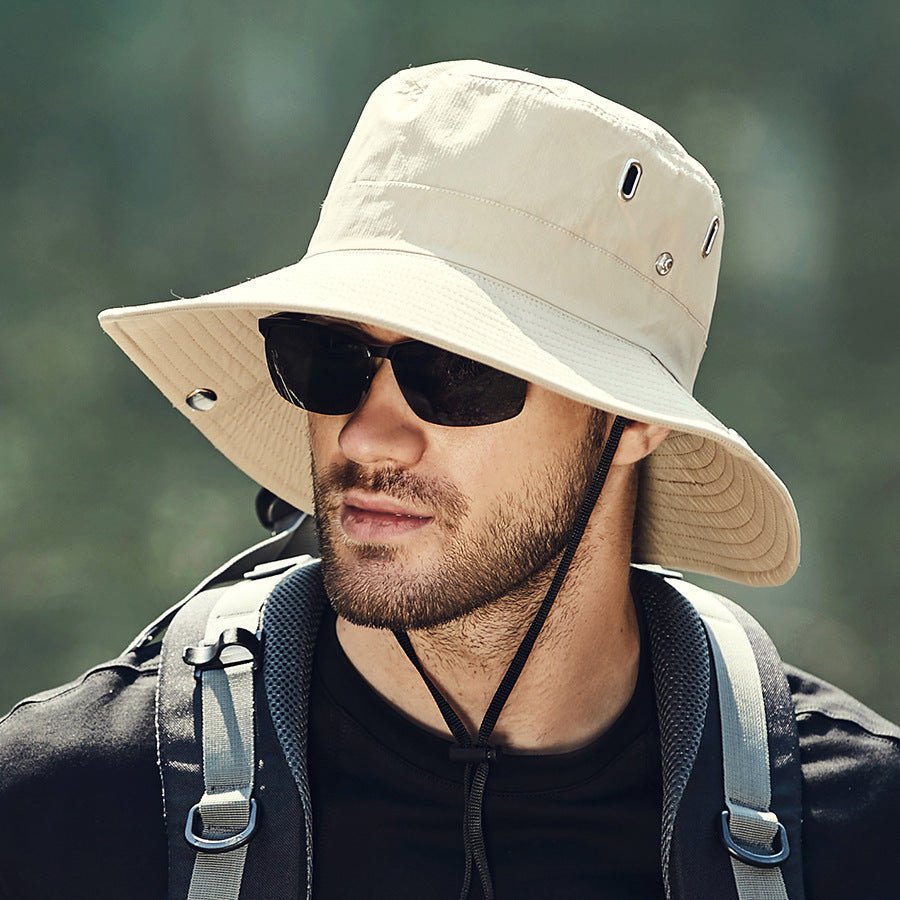 Summer New Men's Sun - shade Big Brim Sun Protection Hat - Urban Caps
