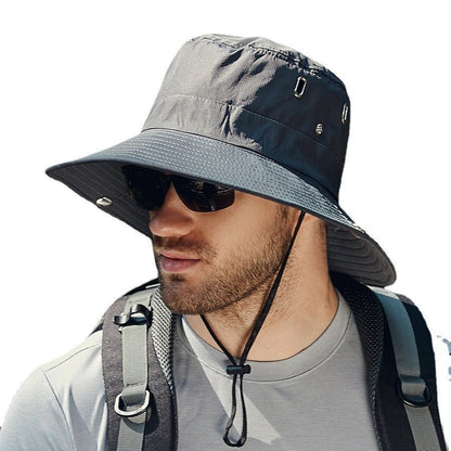Summer New Men's Sun - shade Big Brim Sun Protection Hat - Urban Caps