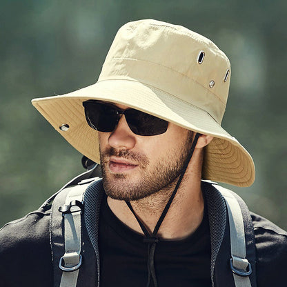 Summer New Men's Sun - shade Big Brim Sun Protection Hat - Urban Caps