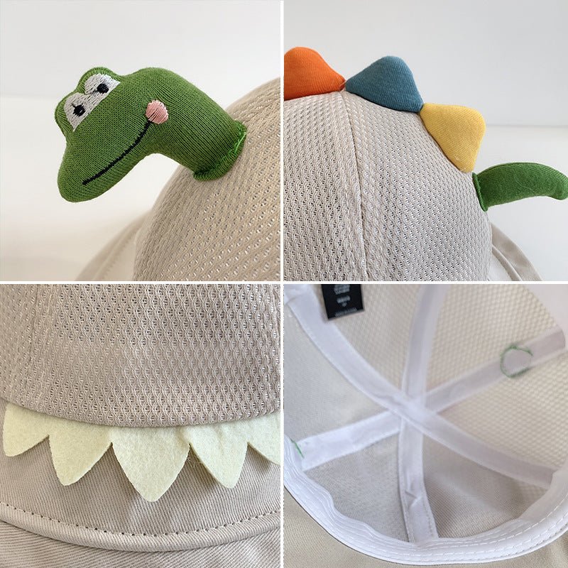 Sun Protection Sunshade Net Eyes Dinosaur Boy Summer Summer - Urban Caps