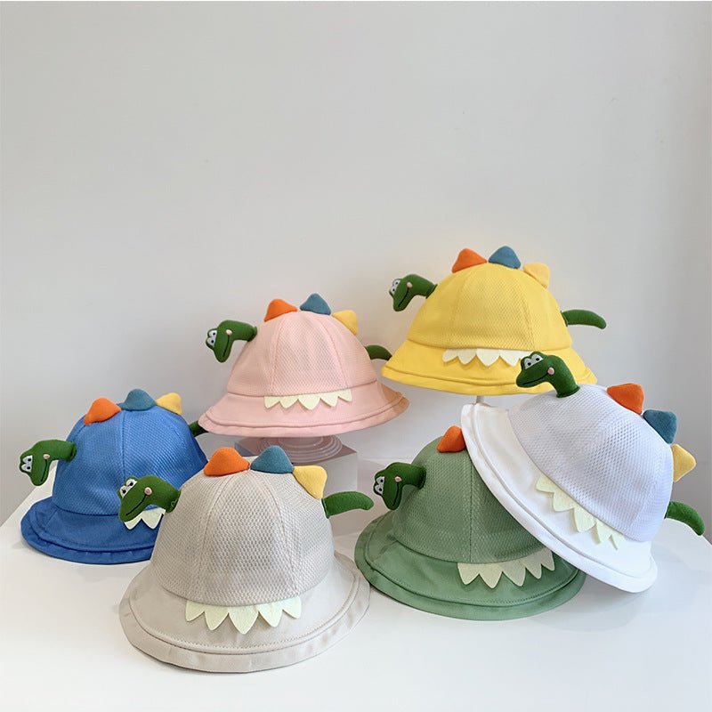 Sun Protection Sunshade Net Eyes Dinosaur Boy Summer Summer - Urban Caps