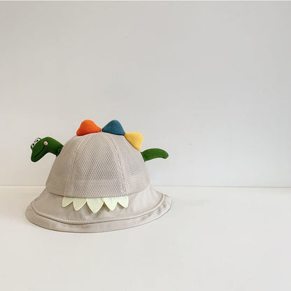 Sun Protection Sunshade Net Eyes Dinosaur Boy Summer Summer - Urban Caps