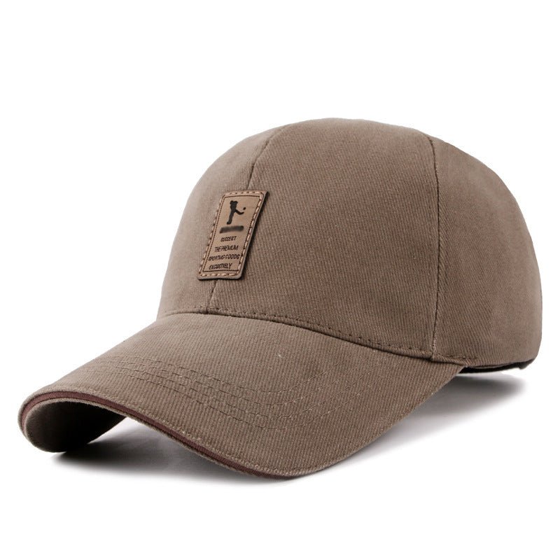 The new Korean men's baseball cap COTTON HAT VISOR outdoor sports peaked cap autumn - Urban Caps