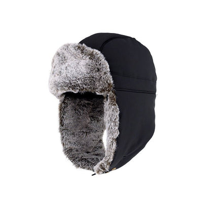 Thermal Beanie with Built - in Mask – Fleece Lined Hat for Cold Weather & Face Protection - Urban Caps